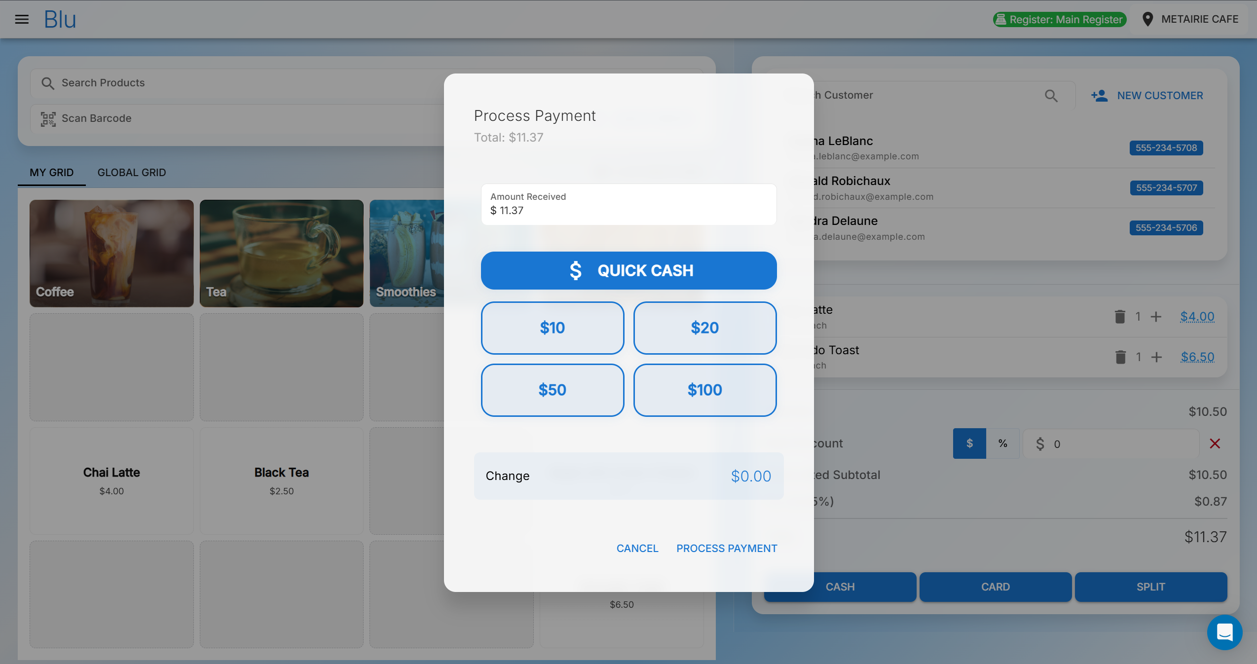 Blu Payment Processing